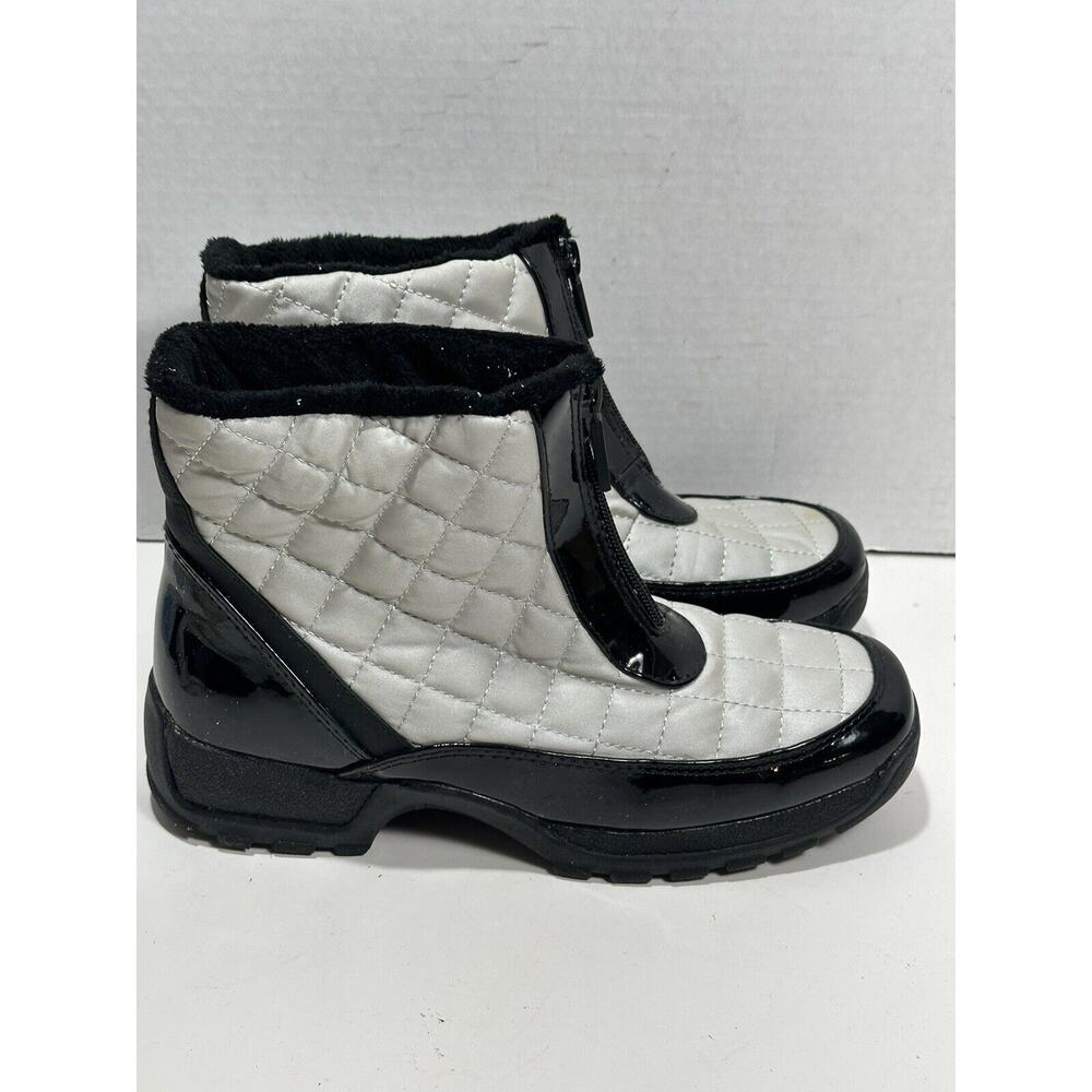 SPORTO White Quilted 8 M Faux Fur Lining‎ Ankle Boots Weatherproof DISPLAY Unit